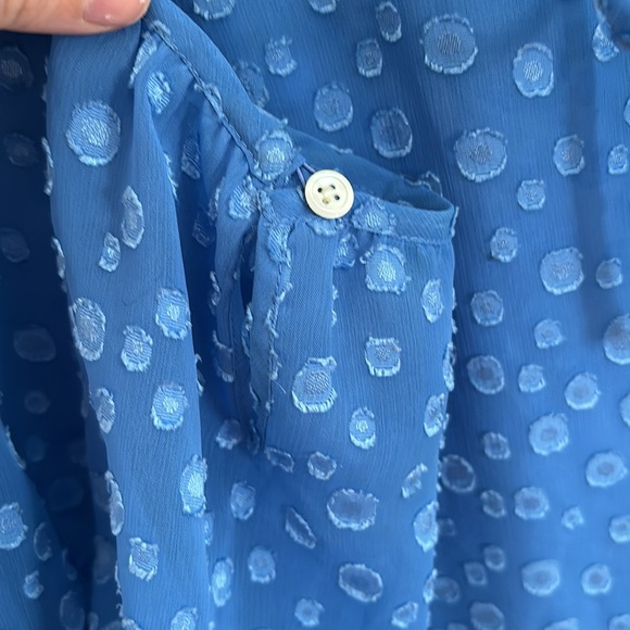 J. Crew factory semi sheer dot blouse - Picture 4 of 6